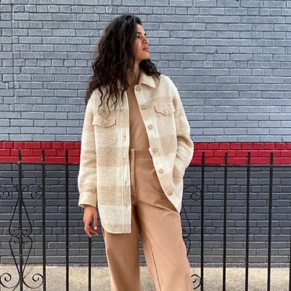 Wilfred Cream and Tan Ganna Jacket